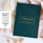 Duncan & Stone Reading Journal for Book Lovers, Daily Log, Teal, 120pg | Linen-bound 120-page reading log to track books read & reviews; an ideal book lover & reader gift for women - Image 4