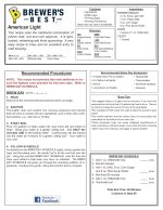 Brewer"s Best BIK-1018 American Light Homebrew Beer Ingredient Kit - Image 4