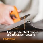 Fiskars 8" Original Orange-Handled Craft & Fabric Scissors, All Purpose - Image 4